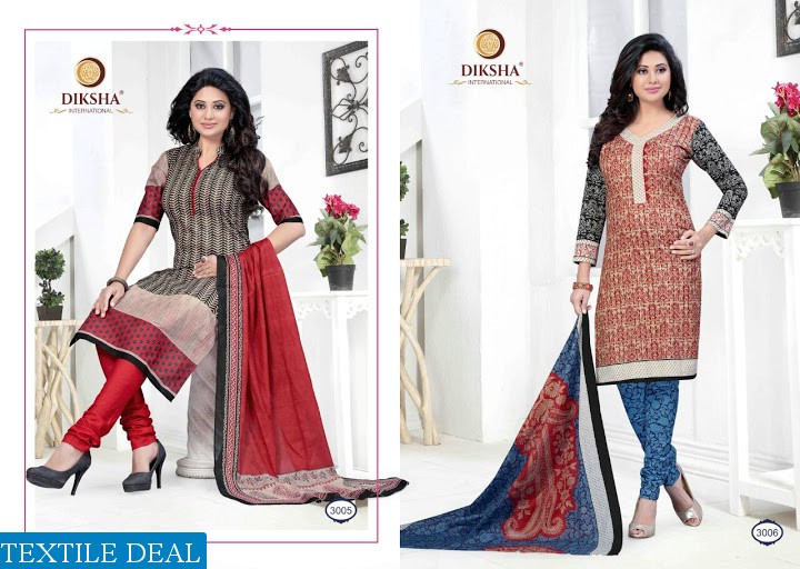 Diksha vol-3 Wholesale cotton Dress material